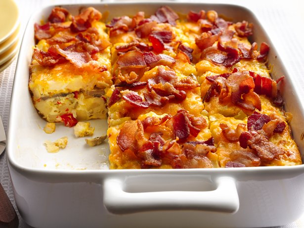 Bacon & Hash Brown Egg Bake