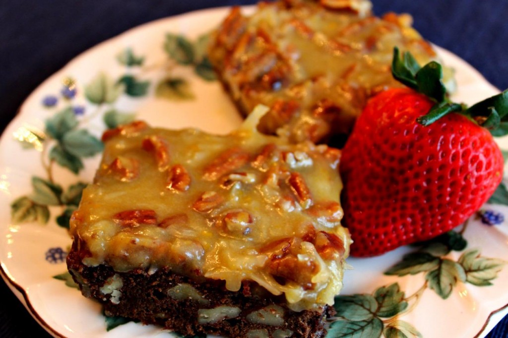 German Chocolate Brownies