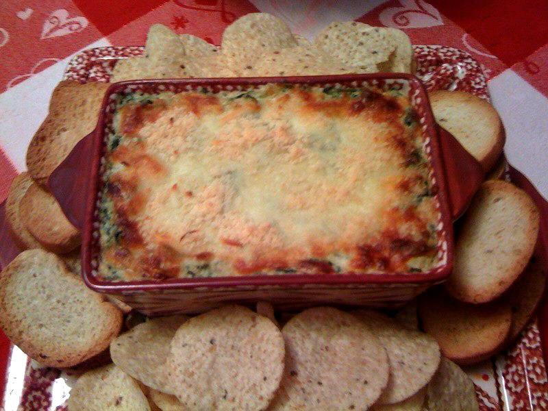 Hot Spinach and Artichoke Dip