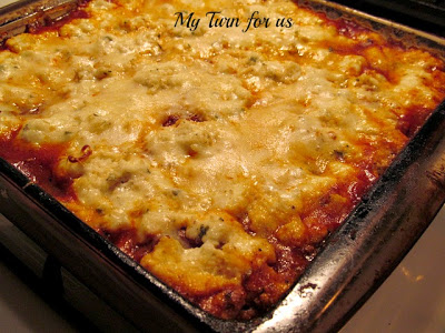 Pan of lasagna