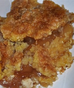 Caramel Apple Dump cake