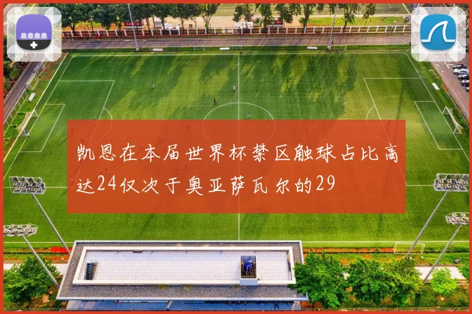 凯恩在本届世界杯禁区触球占比高达24仅次于奥亚萨瓦尔的29