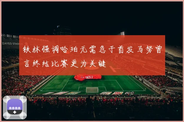 铁林强调哈珀无需急于首发马努曾言终结比赛更为关键