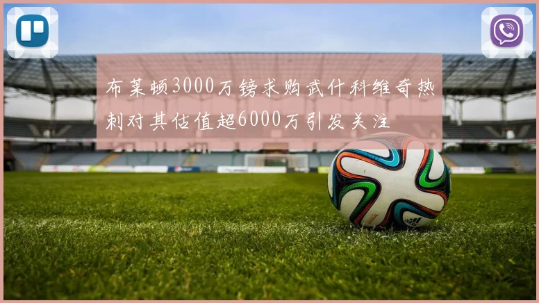 布莱顿3000万镑求购武什科维奇热刺对其估值超6000万引发关注