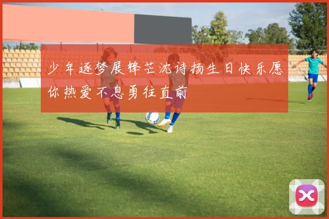 少年逐梦展锋芒沈诗扬生日快乐愿你热爱不息勇往直前