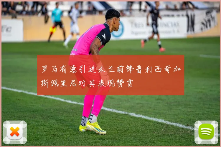 罗马有意引进米兰前锋普利西奇加斯佩里尼对其表现赞赏