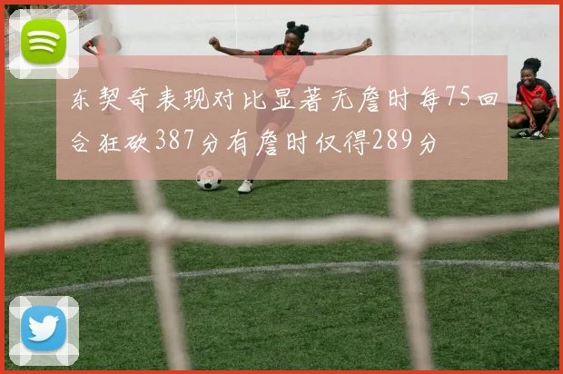 东契奇表现对比显著无詹时每75回合狂砍387分有詹时仅得289分
