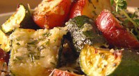 Ingredients: 4 small new potatoes (red or white, about 1 1/2 inches in diameter) 2 tablespoons butter 1 clove garlic, minced 1 teaspoon chopped fresh thyme leaves 1 teaspoon chopped […]