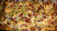 Ingredients: 2 pounds boneless chicken breasts, cubed (1″) 8-10 medium potatoes, cut in 1/2″ cubes 1/3 cup olive oil 1&1/2 tsp salt 1 Tbsp. black pepper 1 Tbsp. paprika 2 […]