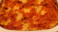 Ingredients: 8 oz. elbow macaroni 1 lb. pork sausage 1/2 cup chopped onion 1/2 cup chopped green or red bell pepper 4 Tbs. flour 1/2 tsp. salt 1/4 tsp. black pepper 3 cups milk […]