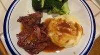 Ingredients: Roast (I used about a 4 lb chuck roast,.  I do think the chuck roast works best. ) 1 envelope of ranch dressing mix 1 envelope of au jus […]