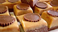 Ingredients: 1 12 oz bag milk chocolate chips 1 10 oz bag peanut butter chips 2 cans sweetened condensed milk 6 Tablespoons butter(divided) Reece’s Peanut Butter Cups (20-30 pieces) Directions: […]