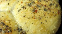 Ingredients: 7 Rhodes frozen dinner rolls 1/4 tsp basil 1/4 tsp pepper 1/4 tsp oregano 1/4 tsp rosemary 1/4 tsp garlic powder 1/8 tsp red pepper flakes 3 Tbsp butter, […]