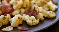 Ingredients: 1 head cauliflower, cut into small florets 6 cloves garlic, halved 3 strips bacon, cut into bite sized pieces 2 teaspoons olive oil salt to taste freshly ground black […]