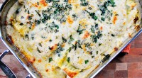 Ingredients: chicken (I used rotisserie chicken and it was fabulously easy) lasagna noodles frozen spinach (thawed and squeezed dry) butter milk chicken broth onion garlic flour salt pepper dried oregano […]