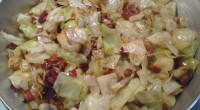 Ingredients: 1 lb bacon, finely chopped 1 medium onion, chopped 2 lbs cabbage, finely diced 1/4 teaspoon red pepper flakes 1/2 teaspoon salt 1/2 teaspoon black pepper Directions: Fry bacon […]