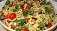 Ingredients: 1 lb. elbow macaroni 6 oz. can large black olives, sliced (I prefer to slice them myself) 1 large red bell pepper, chopped 1 medium yellow onion, chopped 12 […]