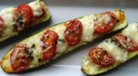 Ingredients: 2-3 zucchinis, cut lengthwise 1 garlic clove, crushed 1 TBS olive oil Mozzarella cheese(or any good melting cheese), grated bread crumbs( I used fresh) Parmesan cheese, grated basil( I […]