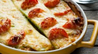 This sour side dish is incredibly tasty and easy to prepare. Ingredients zucchini potatoes fontina cheese butter breadcrumbs salt Parmesan cheese tomatoes.