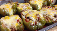 Ingredients: 6 medium green peppers 1 lb ground beef 1 chopped onion 1 (6 7/8 ounce) box of Rice-a-Roni mix, Spanish flavor 1 (16 ounce) can tomato sauce 1 teaspoon […]