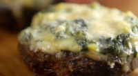 Ingredients: 12 small (about 2 ½ inches in diameter) portabella mushrooms Salt and pepper, to taste 1 tablespoon olive oil 2 tablespoons butter 8 ounces fresh baby spinach, chopped 1 […]