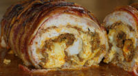 Ingredients: Pork Loin that makes you happy to look at Bacon Slices (enough to cover length of loin) 3 Raw Chorizo Sausages, casings removed, chopped 12 ounces Queso Oaxaca (use […]