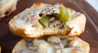 Ingredients: Serving Size: 12 6 mini sized bagels, halved 8 ounces steak 1/2 cup green bell pepper, diced 1/2 cup onion, diced 1/2 cup mushroom, diced Salt, to taste Pepper, […]