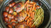 Ingredients: 8 bone-in, skin-on chicken thighs 16 ounces baby red potatoes, halved 16 ounces baby carrots 16 ounces green beans, trimmed 2 tablespoons chopped fresh parsley leaves For the sauce: […]