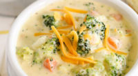 Ingredients: 1 tablespoon butter 1 small onion, diced 1 cup diced carrots 3 cups fresh broccoli 2 cups chicken broth ½ teaspoon each thyme and garlic powder salt & pepper […]