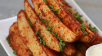 Ingredients: 3 large russet potatoes, sliced into wedges 4 Tbsp. olive oil 1/2 cup Parmesan Salt to taste 2 tsp Italian seasoning 2 tsp garlic powder 2 tsp paprika Directions: […]