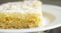 Ingredients: Cake: 1 (18.25 oz.) box yellow cake mix 1/2 cup (1 stick) unsalted butter, melted 1 egg Filling: 1 (16 oz.) box powdered sugar 1 (8 oz.) package cream […]