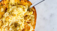 Serving Size: 4 Imgredients: 1 spaghetti squash Oil, to brush Salt and pepper, to season 1/4 cup butter 1/4 cup all-purpose flour 1 3/4 cups milk 1/2 cup parmesan cheese, […]