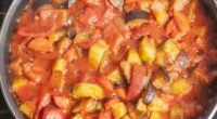 Ingredients: 1 (28 oz.) can crushed tomatoes 4 large zucchini, quartered and diced 4 large yellow squash, quartered and diced 2 potatoes, peeled and diced 2 onions, chopped 1 large […]