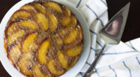 Ingredients: Topping: 2 ripe peaches, thinly sliced 1/2 cup brown sugar 1/2 cup (1 stick) unsalted butter 1/2 teaspoon cinnamon 1/4 teaspoon nutmeg Cake: 1 (15.25 oz.) box yellow cake […]