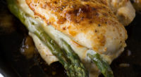 Ingredients: 3 large chicken breasts 1 tbsp lemon zest salt and pepper 9 to 12 asparagus stalks, trimmed 3 slices provolone cheese 1 tsp garlic powder 1 tsp paprika 1 […]