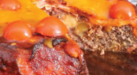 Ingredients: 40 slices bacon Barbecue rub, to taste 4¼ pounds ground beef 1 red bell pepper, diced 1 yellow bell pepper, diced 16 ounces Gouda, diced 12 cherry tomatoes 8 […]