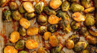 Ingredients: 3 tbsp. extra-virgin olive oil 2 tbsp. sweet chili sauce 1 tbsp. Sriracha Juice of 1 lime 3 cloves garlic, minced 2 lb. Brussels sprouts, trimmed and halved (quartered […]